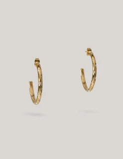 Strass Hoop Oorbellen Goud