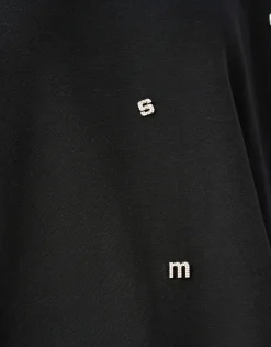 Strass Letter Sweater Zwart