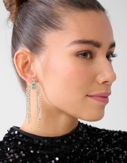 Strass Oorbellen Goud