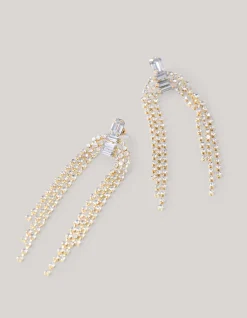 Strass Oorbellen Goud