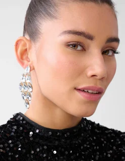 Strass Oorbellen Goud