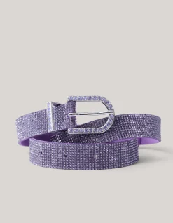 Strass Riem Paars