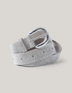 Strass Riem zilver