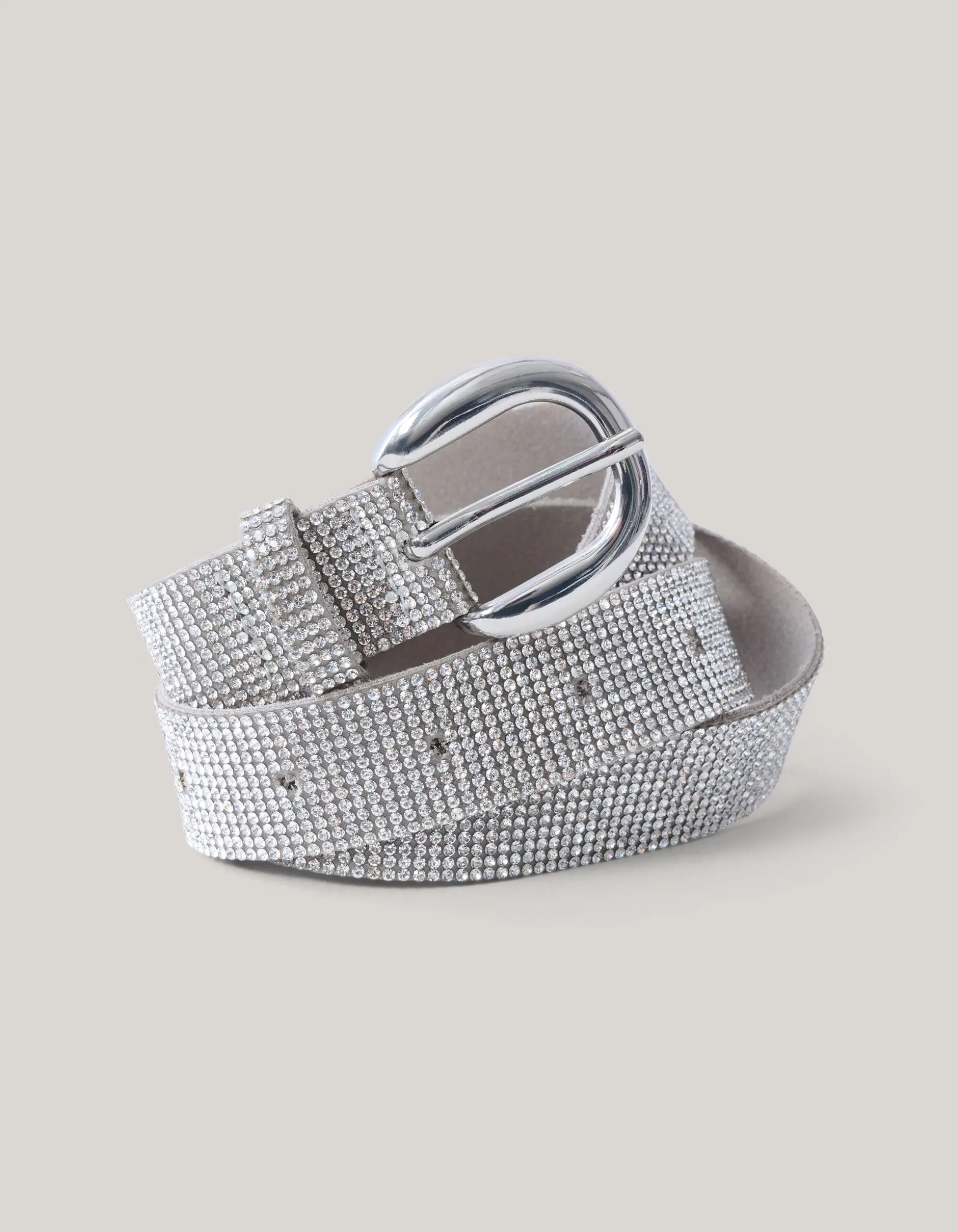 Strass Riem zilver