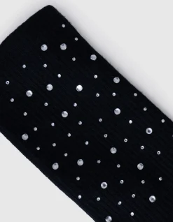 Strass Sokken Zwart