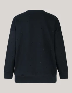 Strass Sweater Zwart