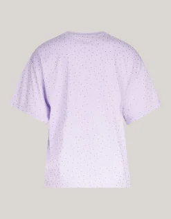Strass T-shirt Lichtpaars