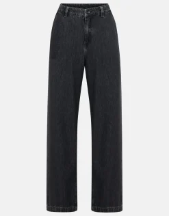 Strass Wide Leg Jeans Donkergrijs L32 By Mieke