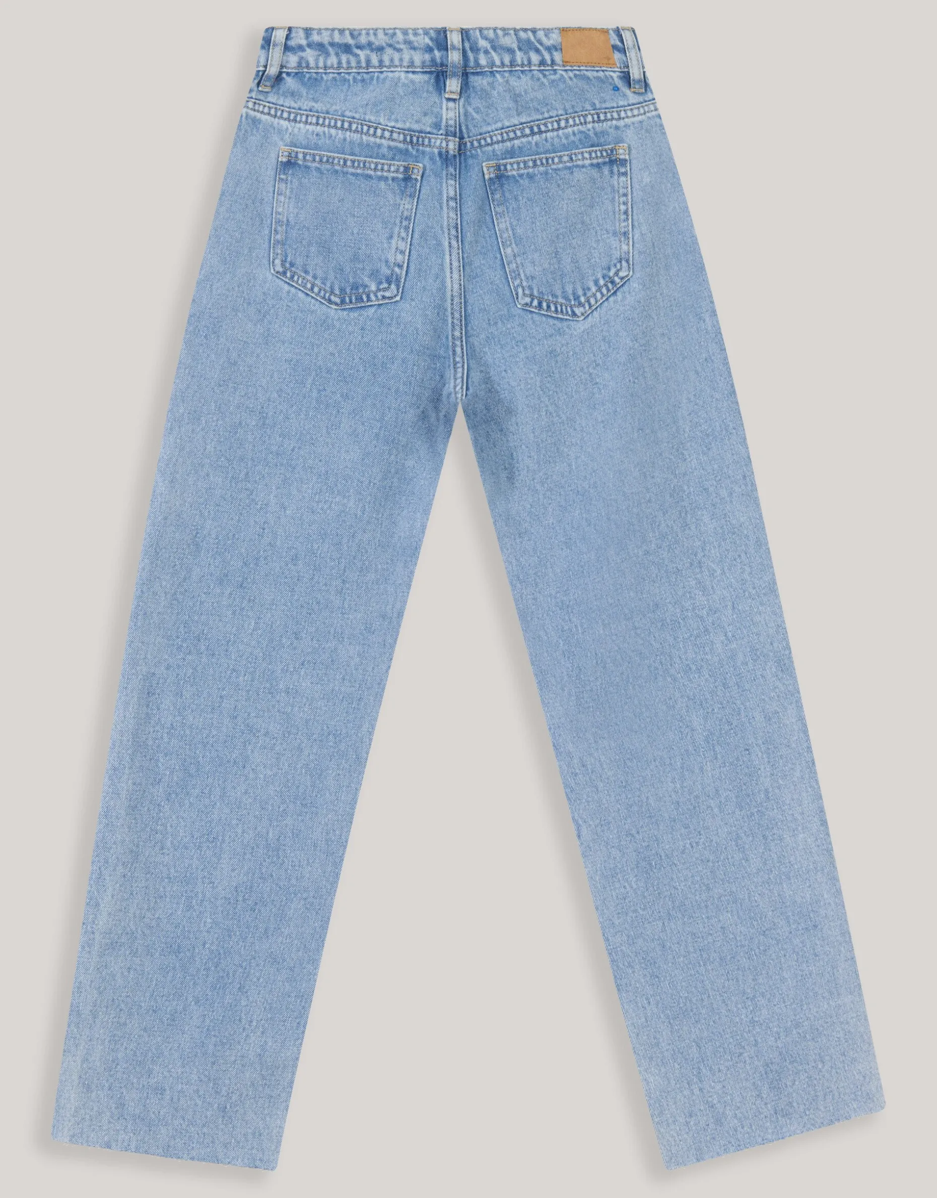 Strass Wide Leg Jeans Mediumstone