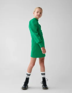 Structuur Jurk Groen