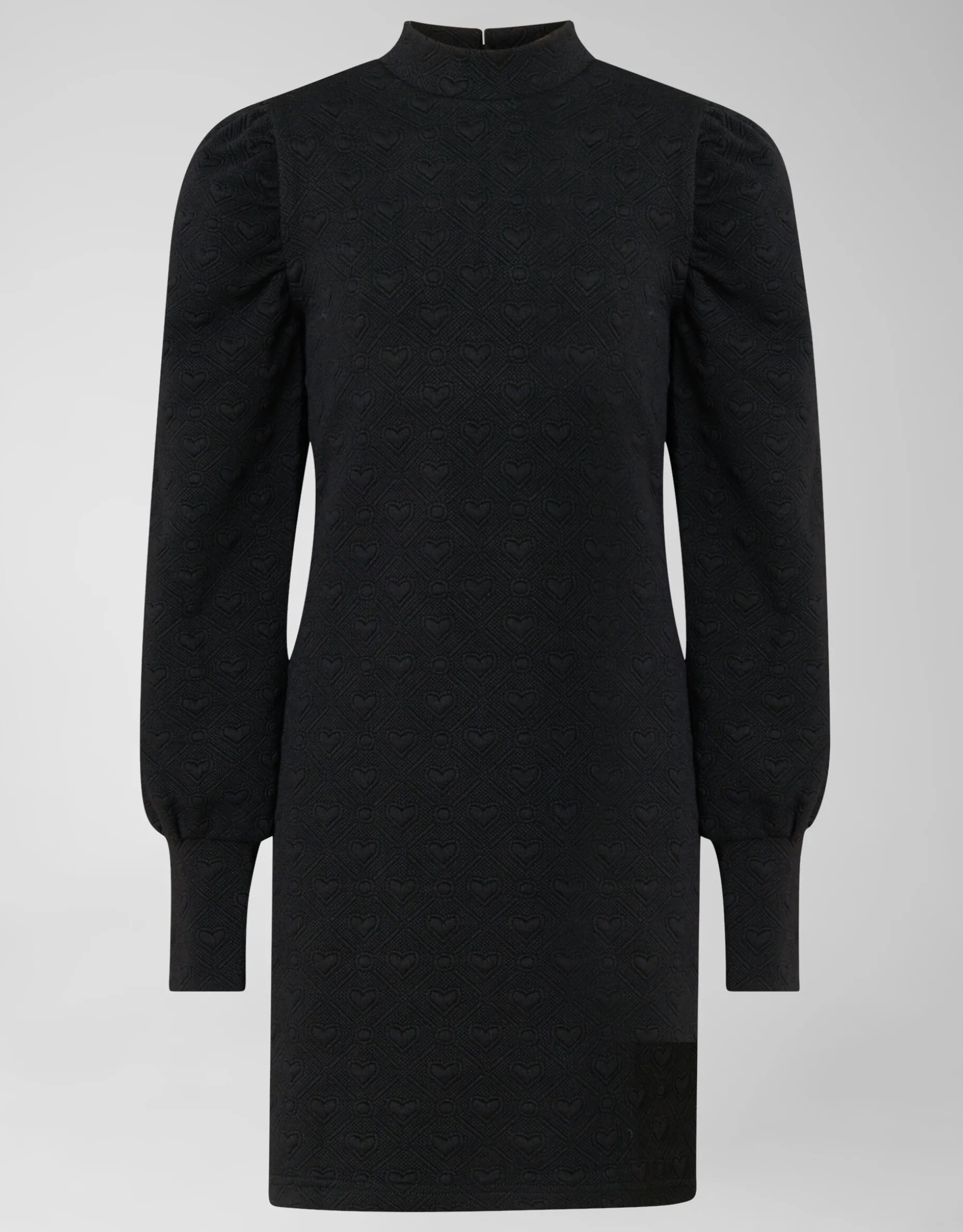 Structuur Jurk Zwart