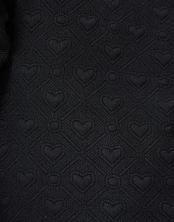 Structuur Jurk Zwart