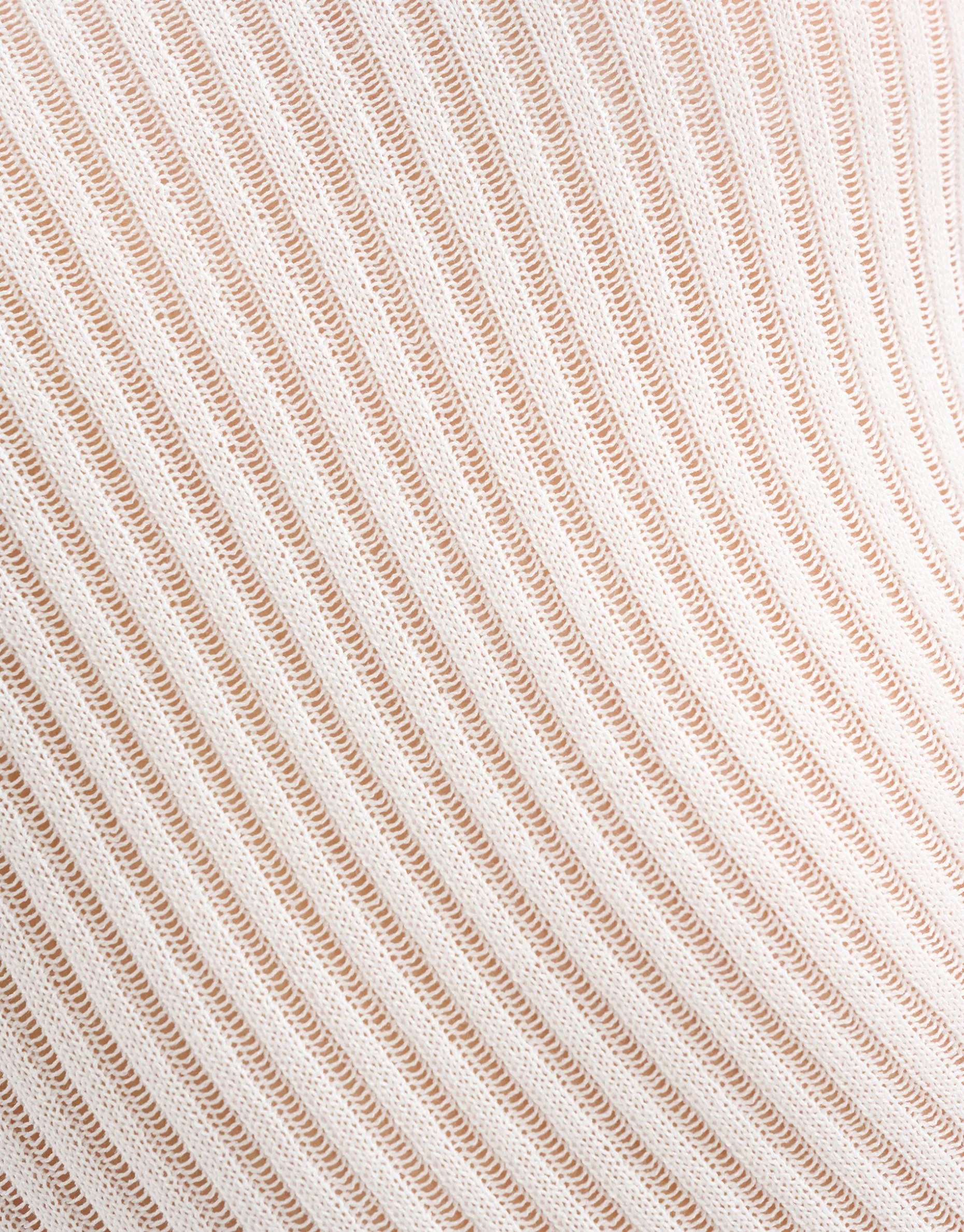 Structuur Longsleeve Gebroken Wit By Monica