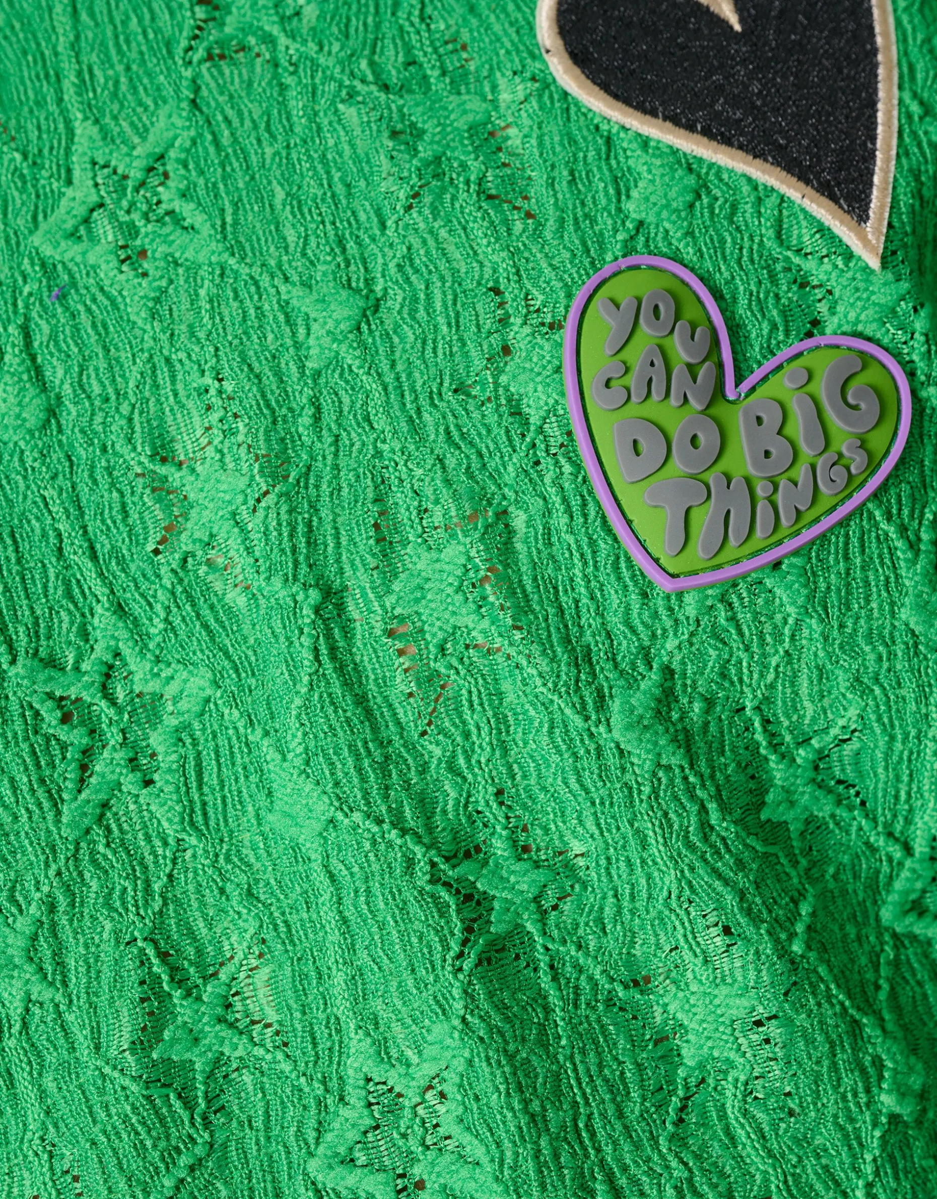 Structuur Longsleeve Groen