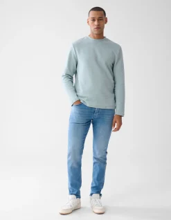 Structuur Longsleeve Lichtgroen