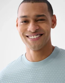 Structuur Longsleeve Lichtgroen