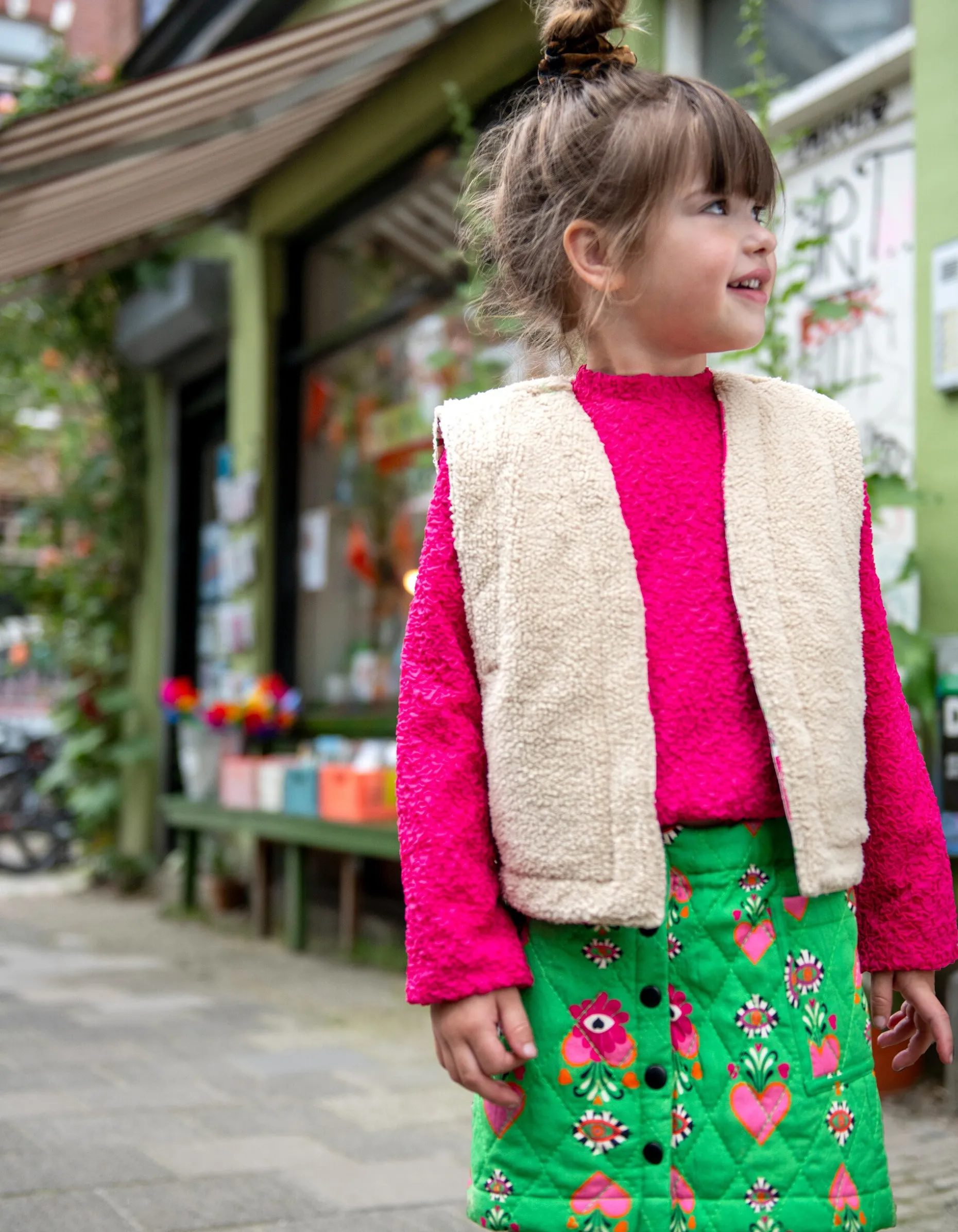 Structuur Longsleeve Roze By Lizzy