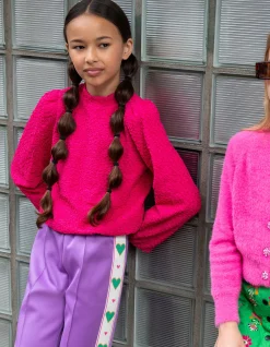 Structuur Longsleeve Roze By Lizzy