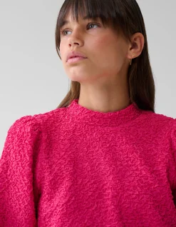 Structuur Longsleeve Roze By Lizzy