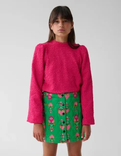 Structuur Longsleeve Roze By Lizzy
