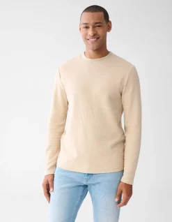 Structuur Longsleeve Zand