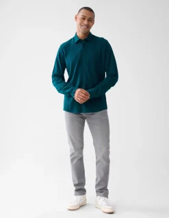 Structuur Overhemd Donkergroen