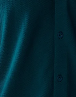 Structuur Overhemd Donkergroen