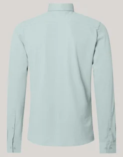 Structuur Overhemd Lichtgroen