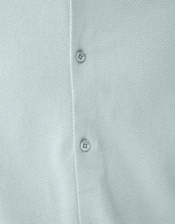 Structuur Overhemd Lichtgroen