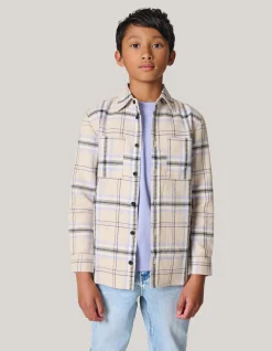 Structuur Overhemd Zand