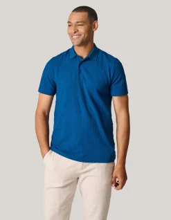 Structuur Polo Blauw
