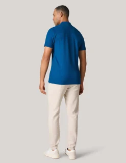 Structuur Polo Blauw