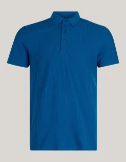 Structuur Polo Blauw