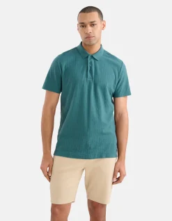 Structuur Polo Turquoise