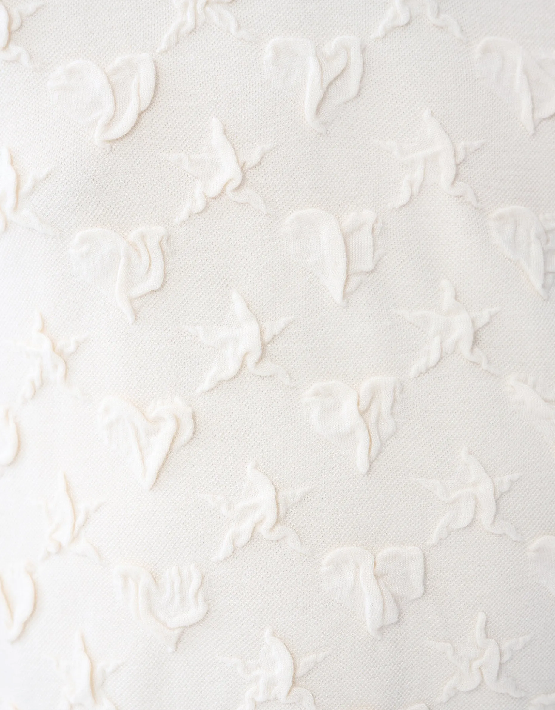 Structuur Top Gebroken Wit