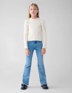 Structuur Top Gebroken Wit