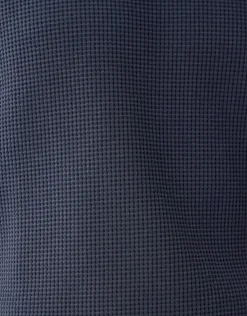 Structuur T-shirt Donkerblauw