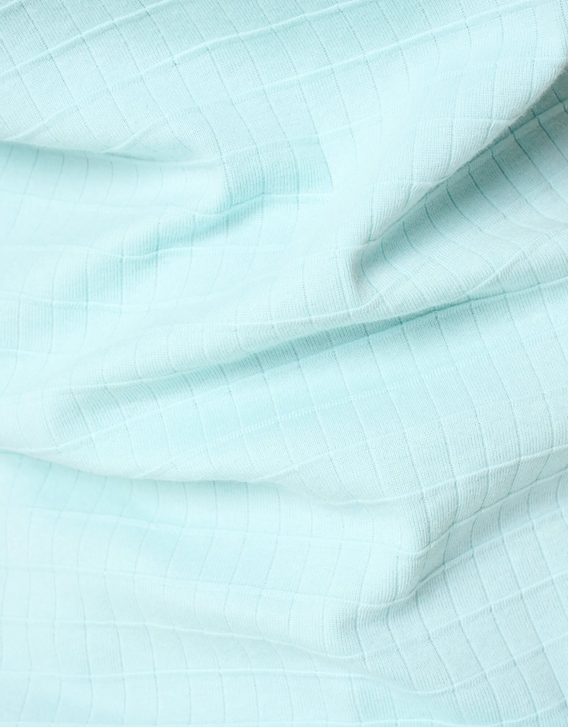 Structuur T-shirt Lichtblauw