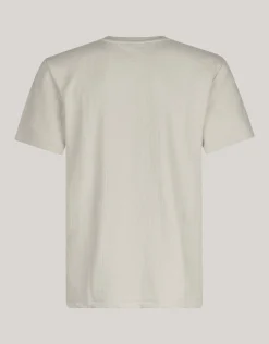 Structuur T-shirt Lichtgrijs