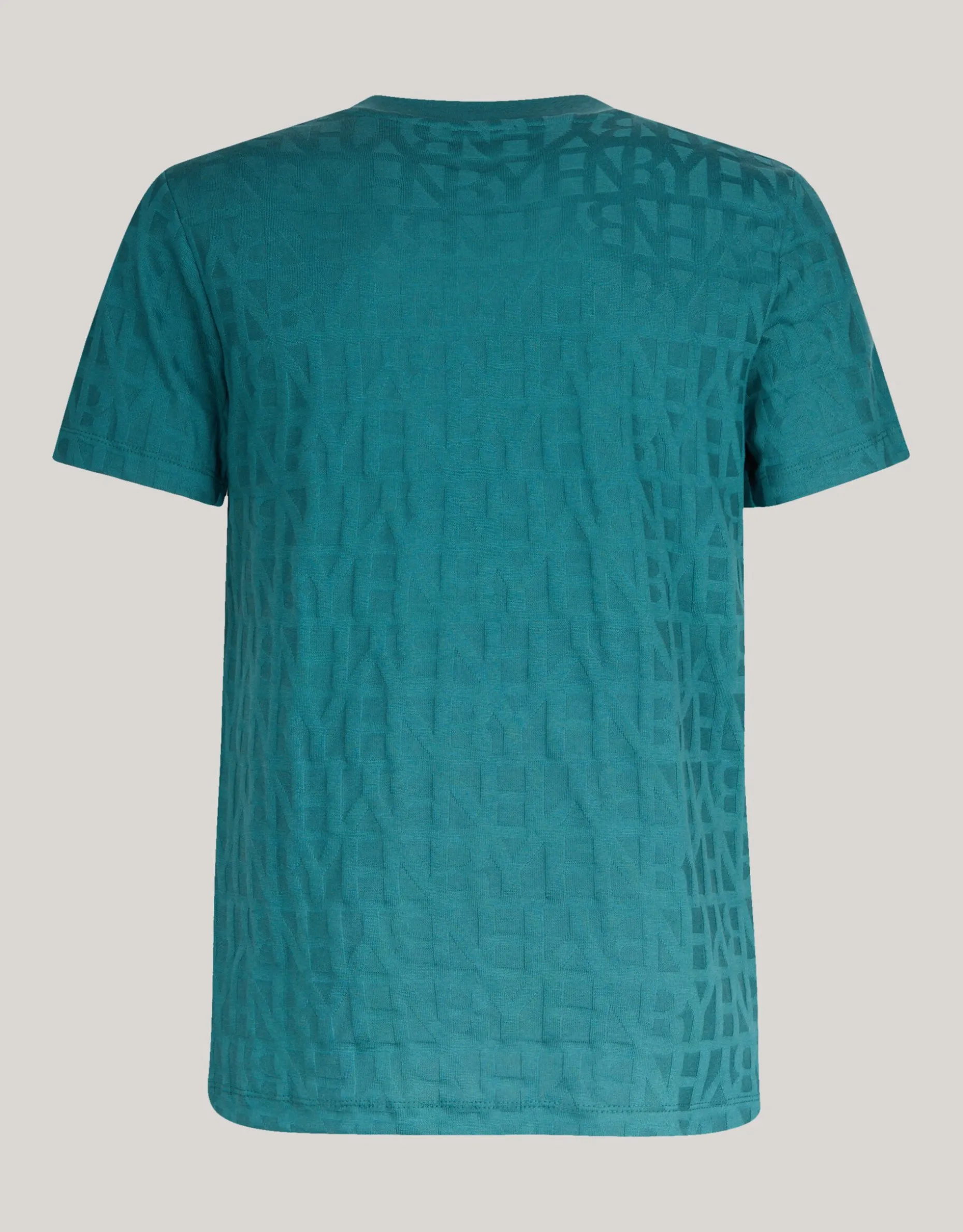 Structuur T-shirt Turquoise
