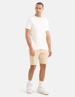 Structuur T-shirt Wit