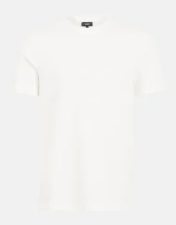 Structuur T-shirt Wit