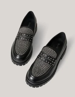 Stud Loafers Zwart