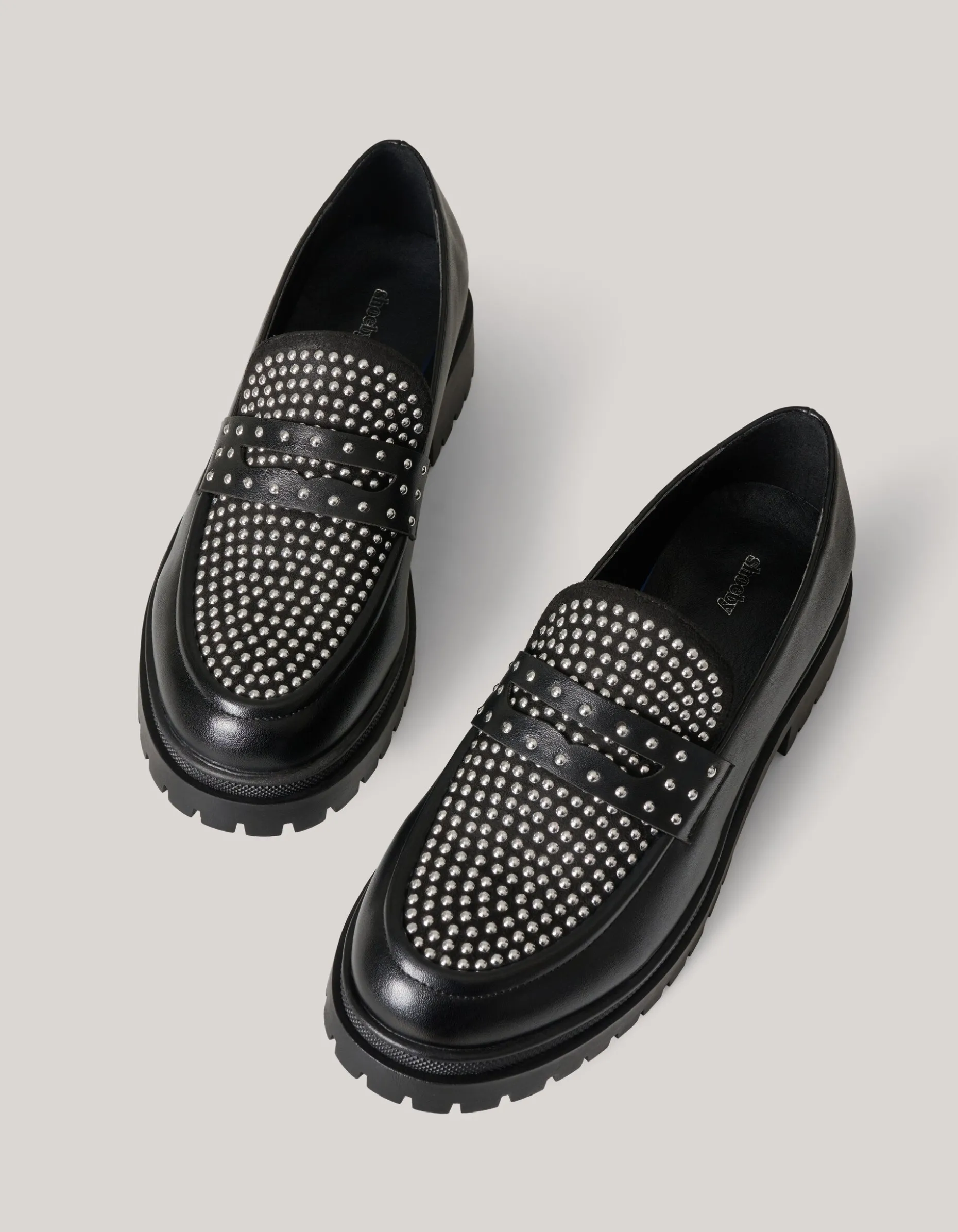 Stud Loafers Zwart