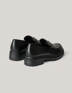 Stud Loafers Zwart