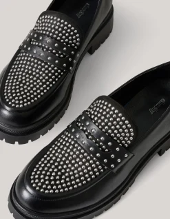 Stud Loafers Zwart