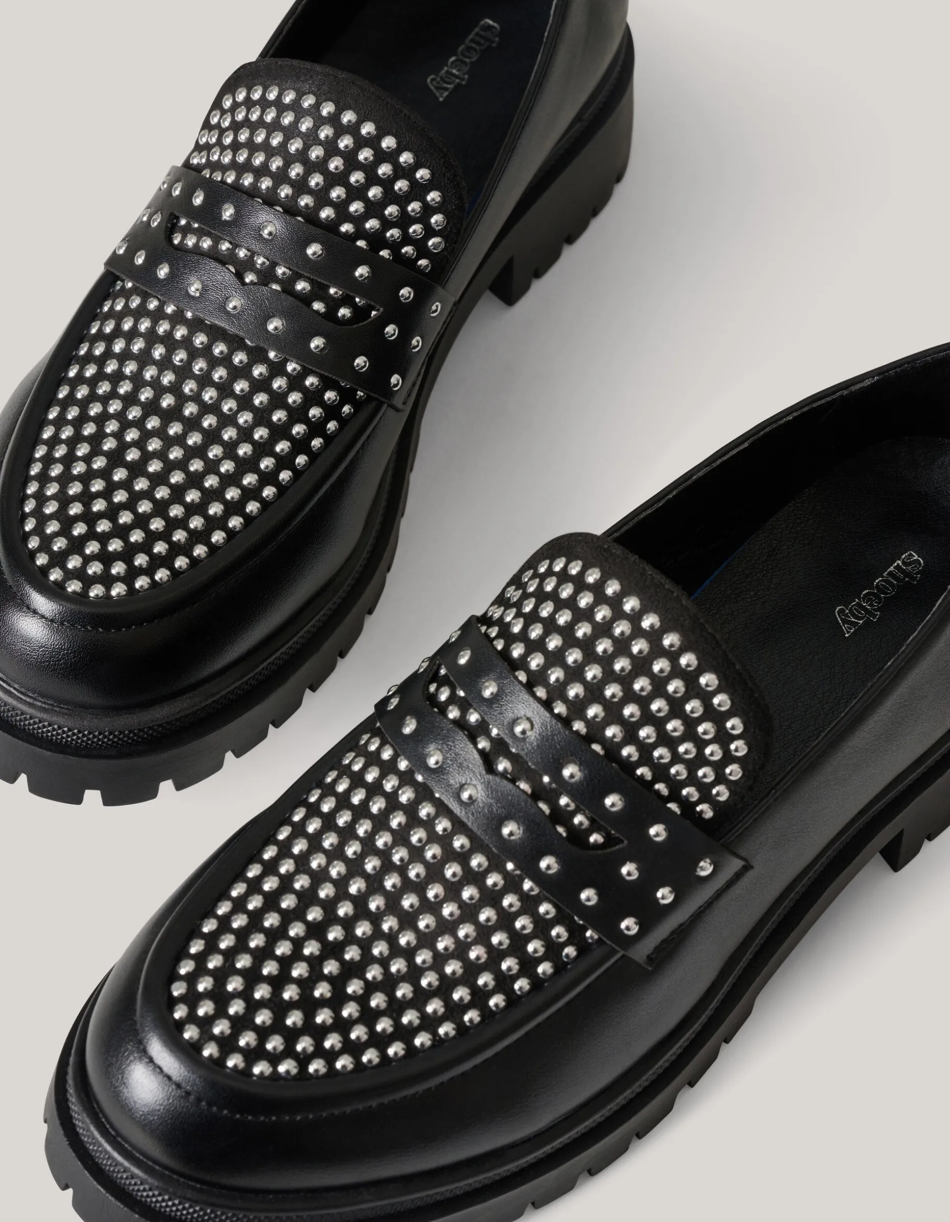 Stud Loafers Zwart