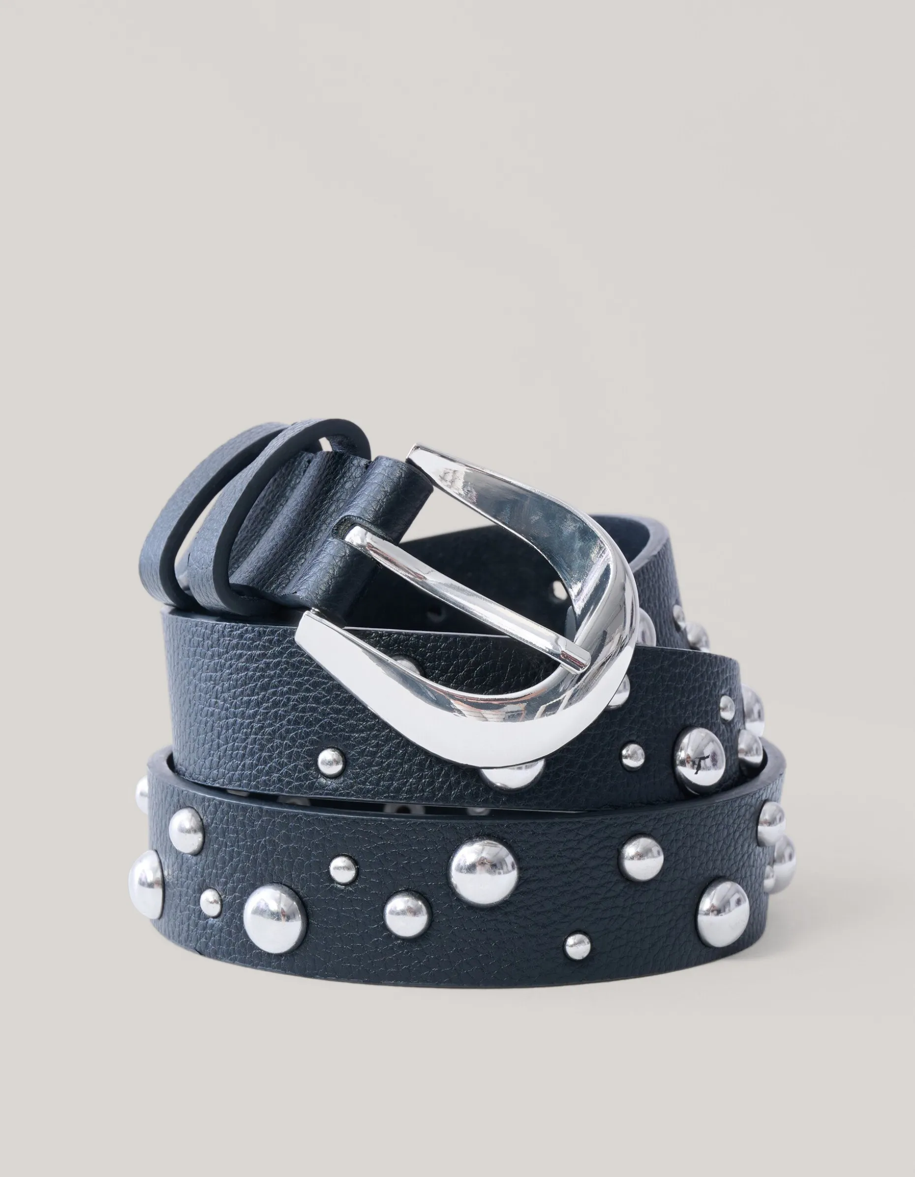 Stud Riem Zwart