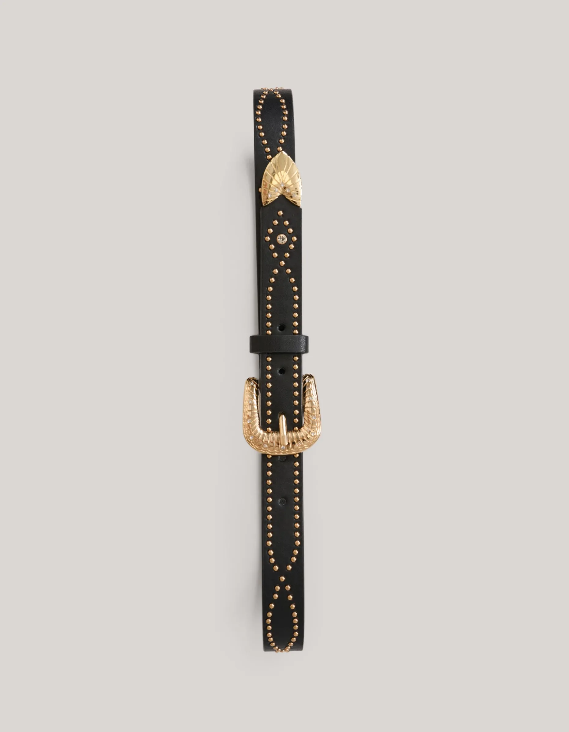 Studded Riem Zwart