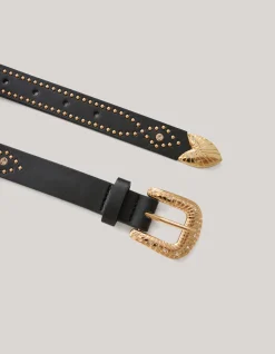 Studded Riem Zwart